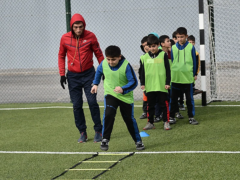 Şamaxıda futbol məktəbi fəaliyyətə başladı - FOTOLAR 