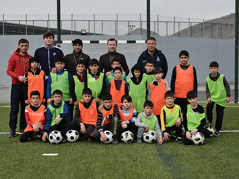 Şamaxıda futbol məktəbi fəaliyyətə başladı - FOTOLAR 