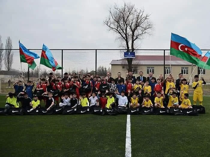 İsmayıllıda yeni meydança istifadəyə verildi - FOTOLAR 
