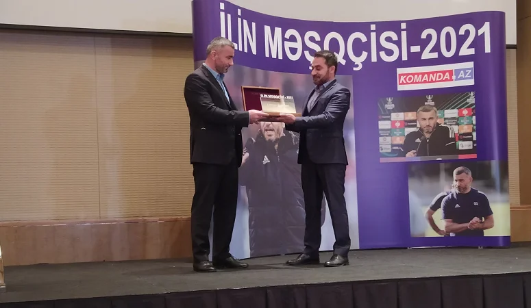 Qurban Qurbanov mükafatlandırıldı - FOTOLAR 