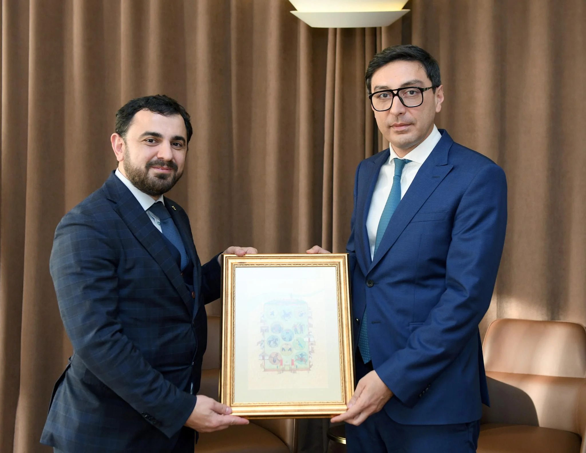 Fərid Qayıbov Dünya Etnosport Konfederasiyasının nümayəndələrini qəbul etdi 