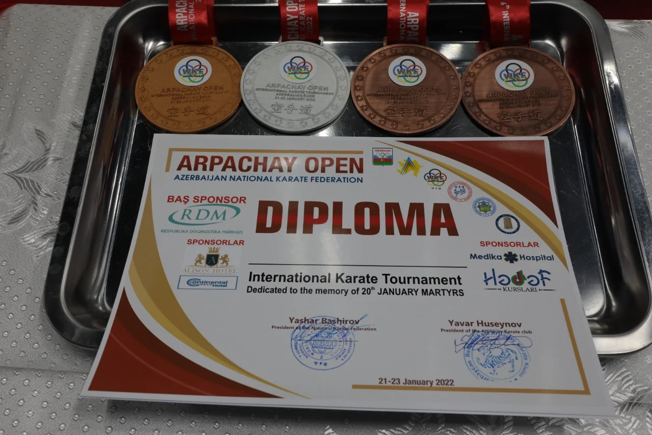 Şəhidlərə həsr olunmuş 6-cı “ARPACHAY OPEN-2022” beynəlxalq karate turniri başa çatdı 