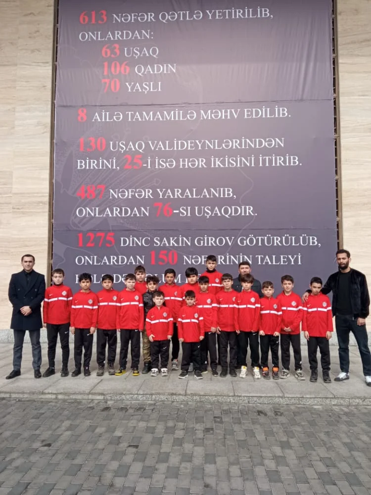 "Xocalı" klubu soyqırım qurbanlarını yad etdi - FOTOLAR 
