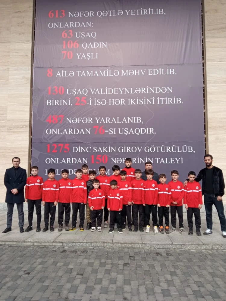 "Xocalı" klubu soyqırım qurbanlarını yad etdi - FOTOLAR 