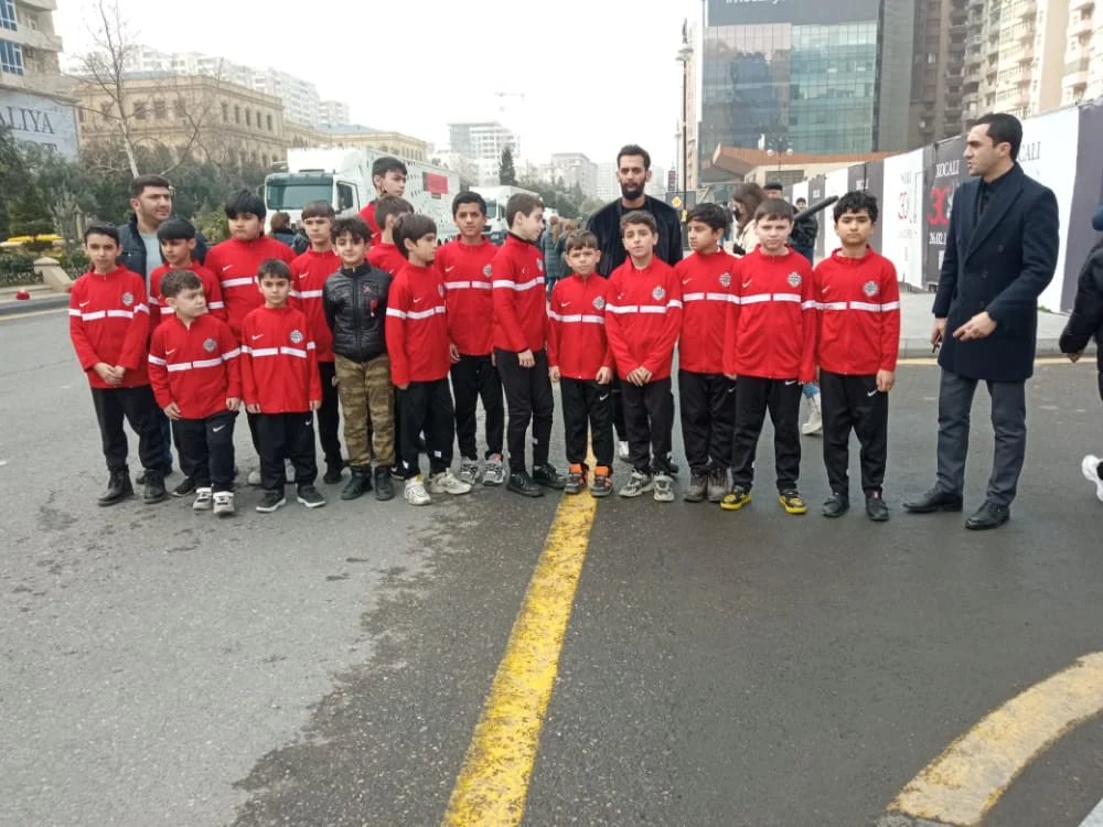 "Xocalı" klubu soyqırım qurbanlarını yad etdi - FOTOLAR 