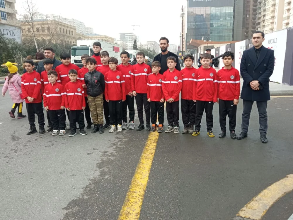 "Xocalı" klubu soyqırım qurbanlarını yad etdi - FOTOLAR 