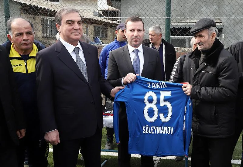 Gəncədə daha bir meydança istifadəyə verildi - FOTOLAR 