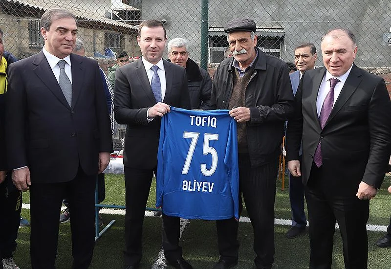 Gəncədə daha bir meydança istifadəyə verildi - FOTOLAR 