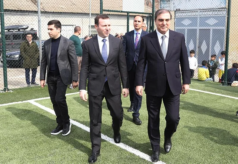 Gəncədə daha bir meydança istifadəyə verildi - FOTOLAR 
