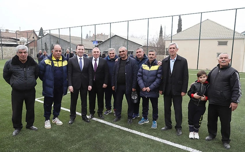 Gəncədə daha bir meydança istifadəyə verildi - FOTOLAR 
