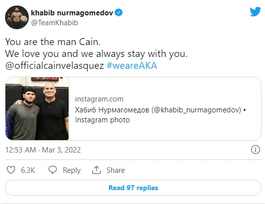 MMA çempionu adam güllələdi, Həbib Nurməhəmmədov onu dəstəklədi 