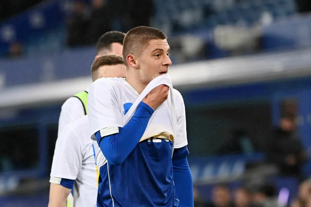 "Everton"dan Mikolenkoya və Ukraynaya dəstək - FOTOLAR 