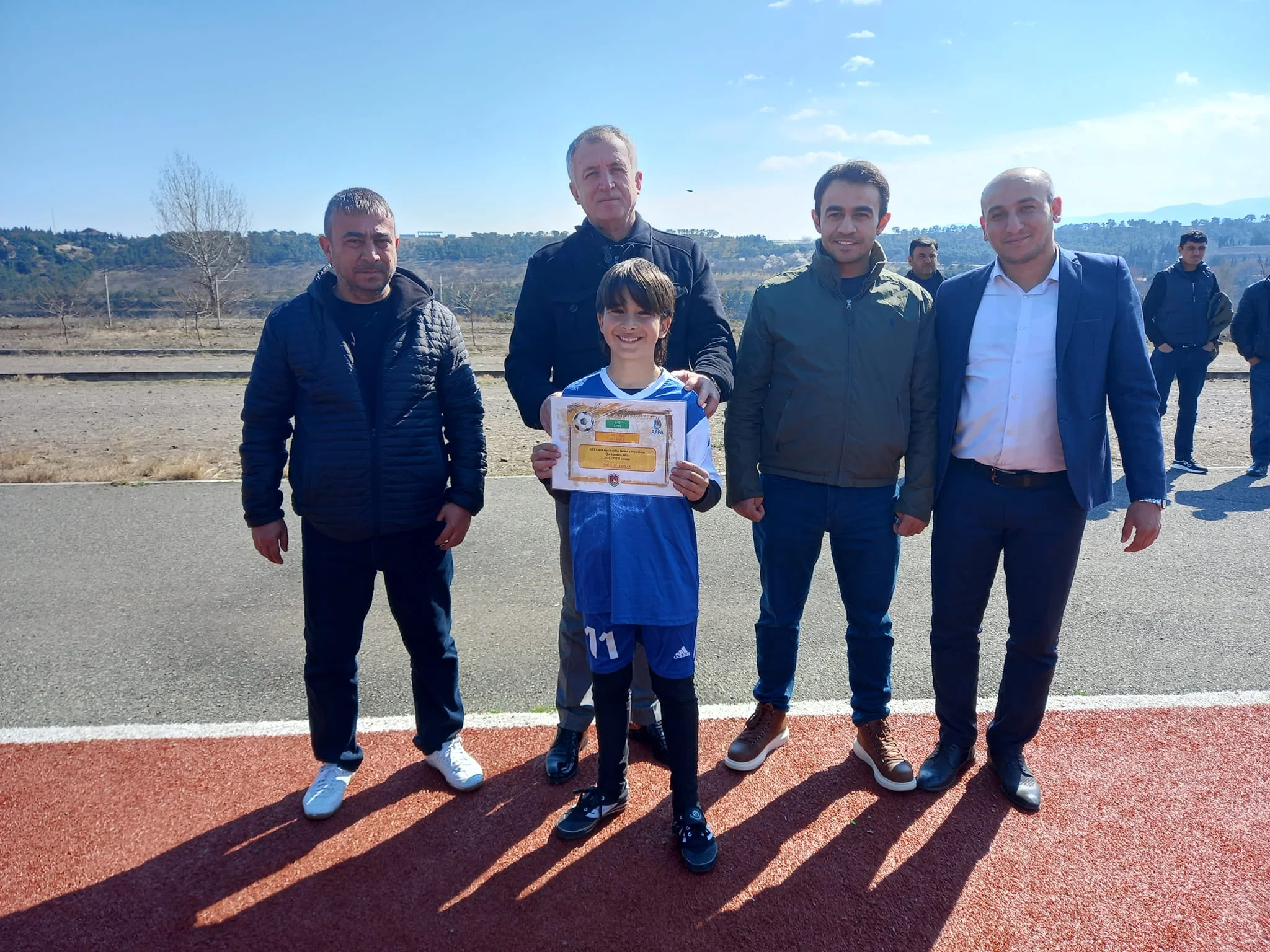 Qərb Regional Futbol Federasiyası futbolçuları mükafatlandırdı - FOTOLAR 