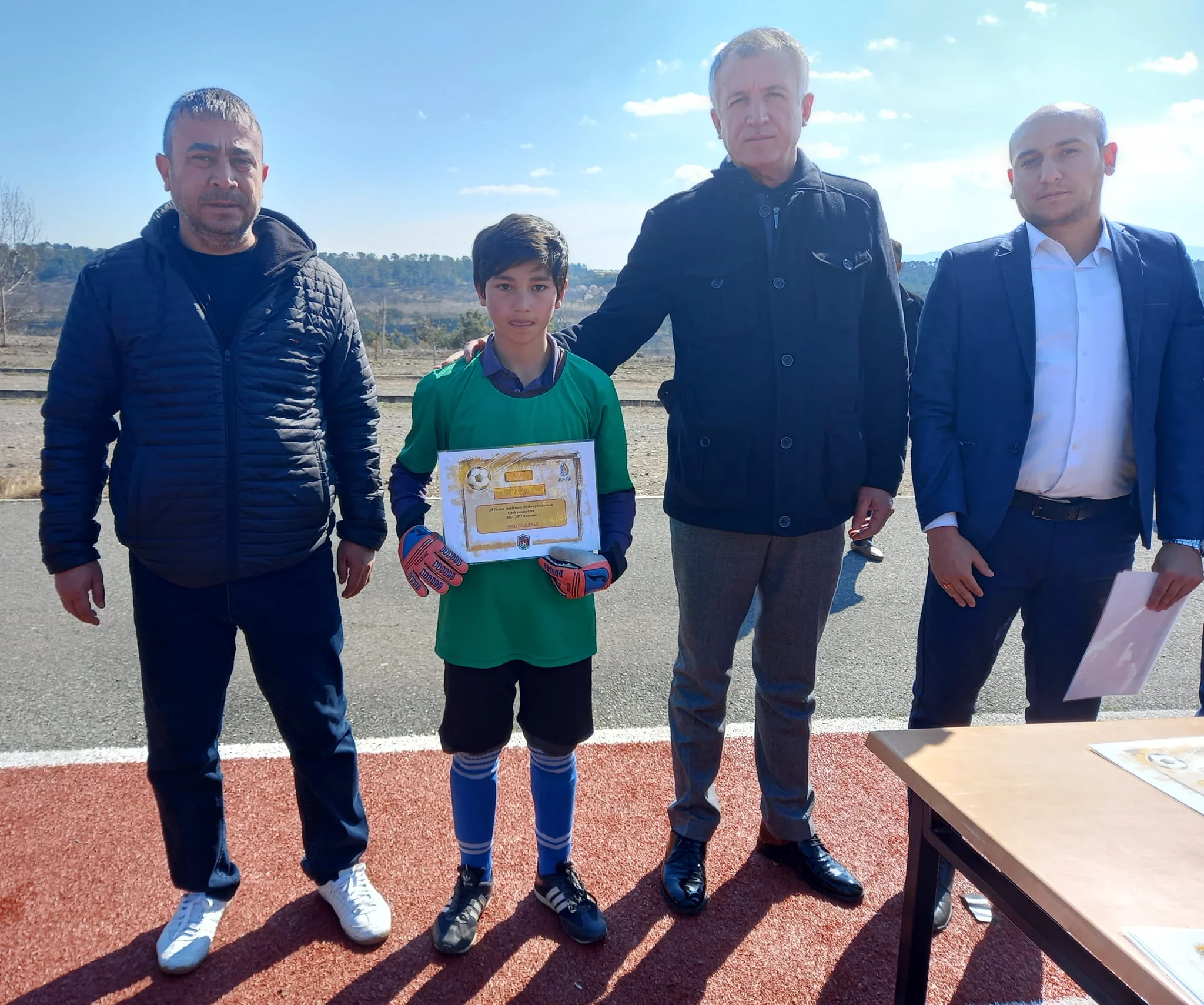 Qərb Regional Futbol Federasiyası futbolçuları mükafatlandırdı - FOTOLAR 