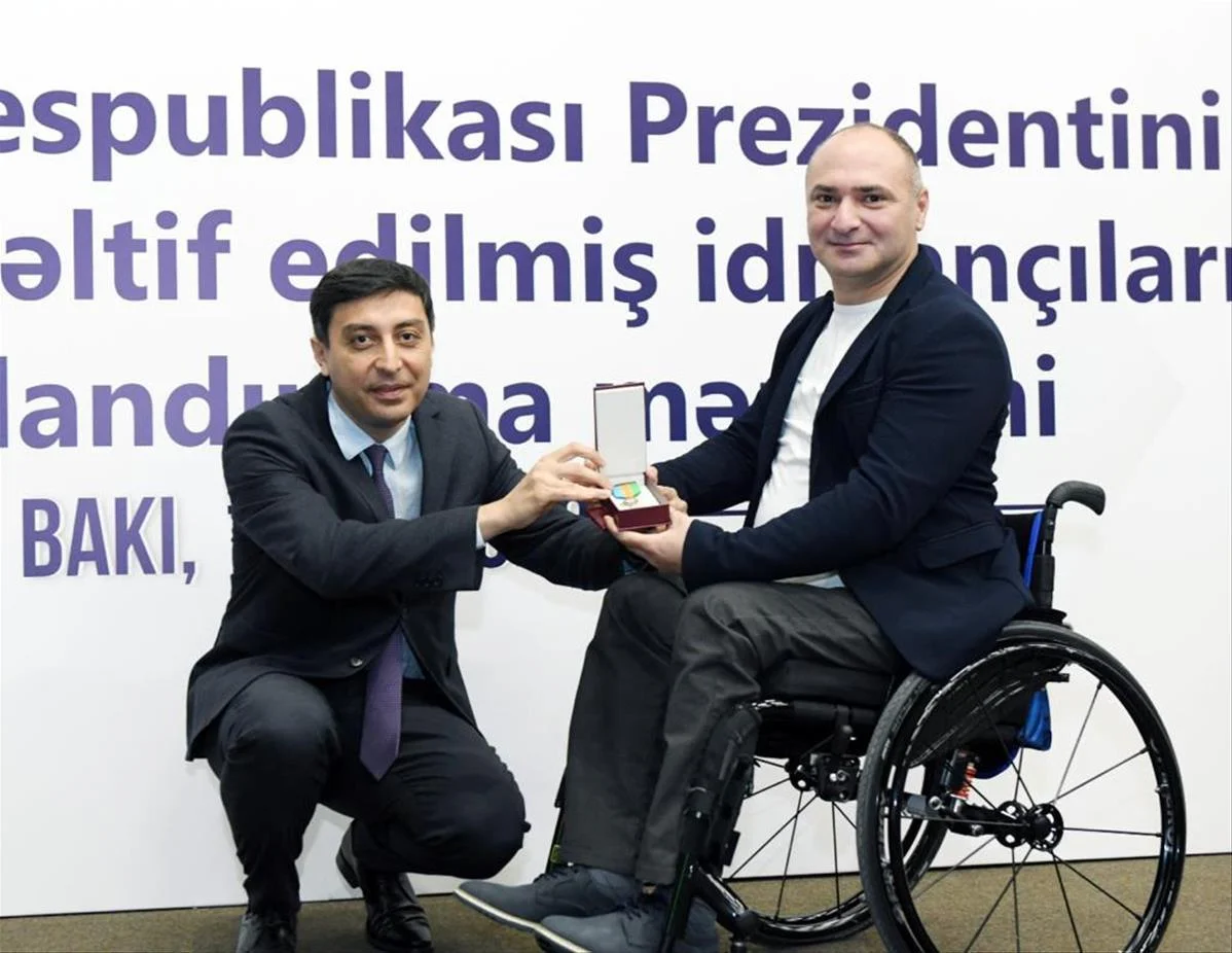 Olimpiya və Paralimpiya medalçıları mükafatlandırıldı - FOTOLAR 