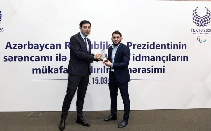 Olimpiya və Paralimpiya medalçıları mükafatlandırıldı - FOTOLAR 
