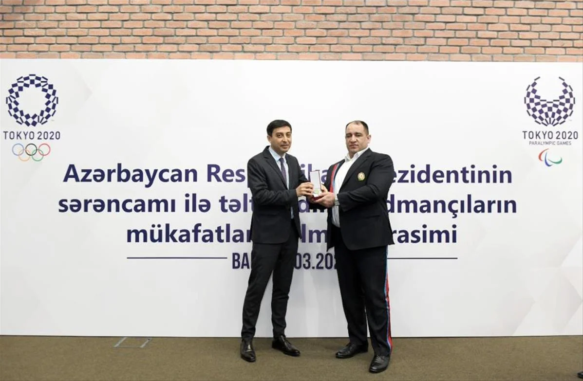 Olimpiya və Paralimpiya medalçıları mükafatlandırıldı - FOTOLAR 