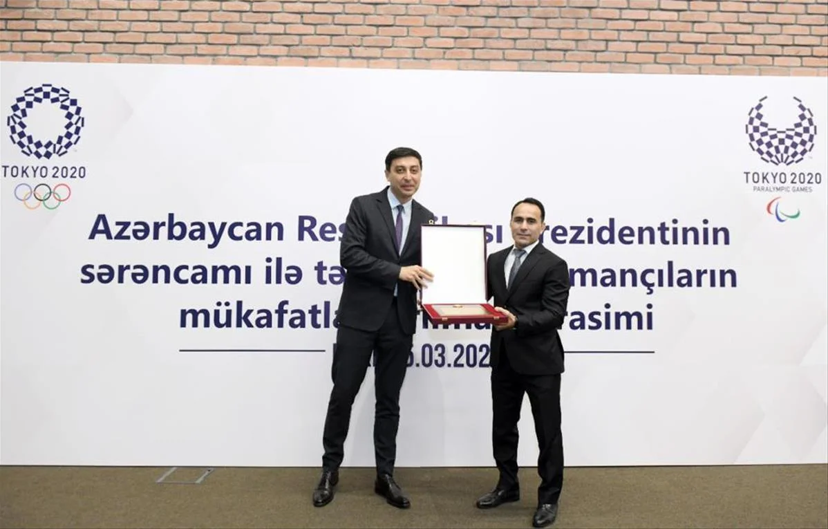 Olimpiya və Paralimpiya medalçıları mükafatlandırıldı - FOTOLAR 