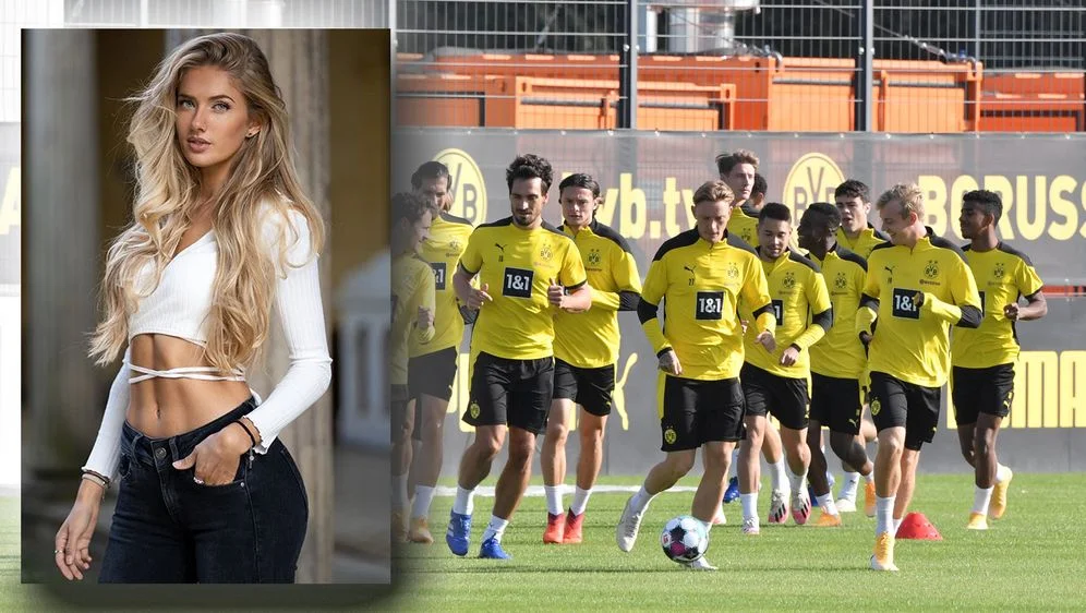 "Borussiya Dortmund"lu məşqçi podiuma çıxdı - FOTO 