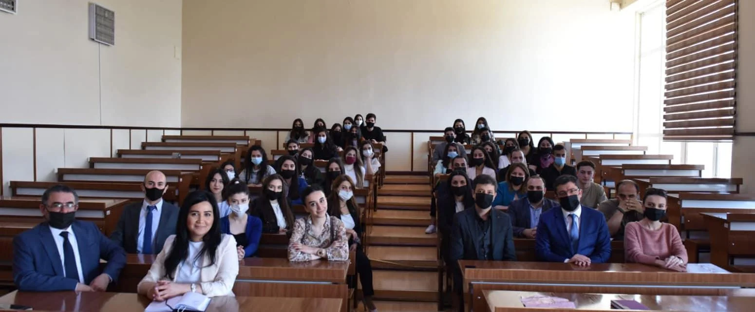 BDU-nun Jurnalistika fakültəsində Əhməd İsmayılovla görüş keçirildi - FOTOLAR 