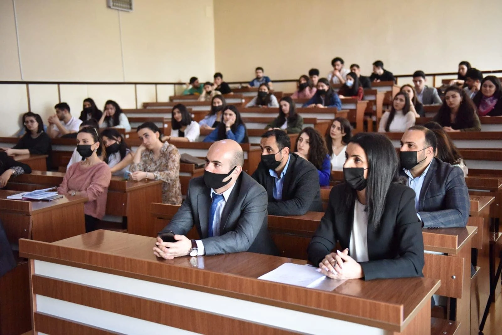 BDU-nun Jurnalistika fakültəsində Əhməd İsmayılovla görüş keçirildi - FOTOLAR 
