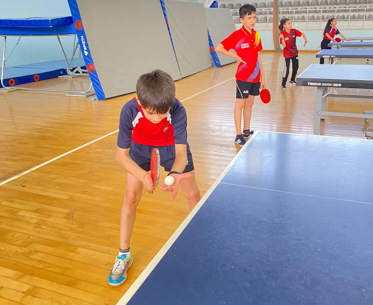 Stolüstü tennisçilərin Qax toplanışına start verildi - FOTOLAR 