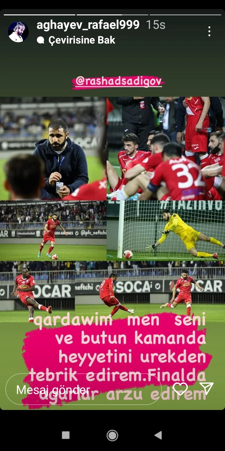 "Qara brilyant"dan Rəşad Sadıqova təbrik 