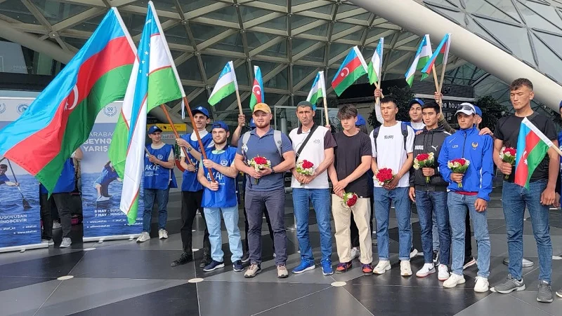 Qarabağda təşkil edilən ilk beynəlxalq yarışın birinci qonaqları - FOTO 