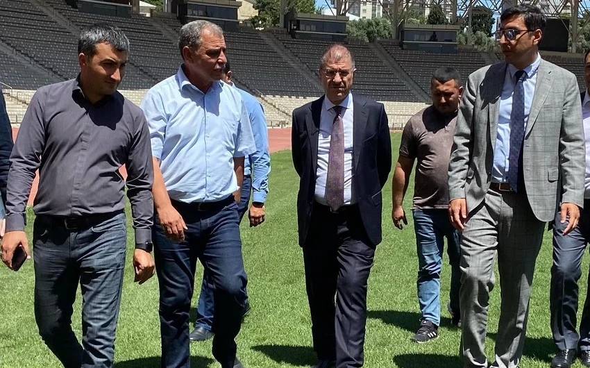 Fərid Qayıbov “Qarabağ” – “Lex” matçının keçiriləcəyi stadionda - FOTOLAR 