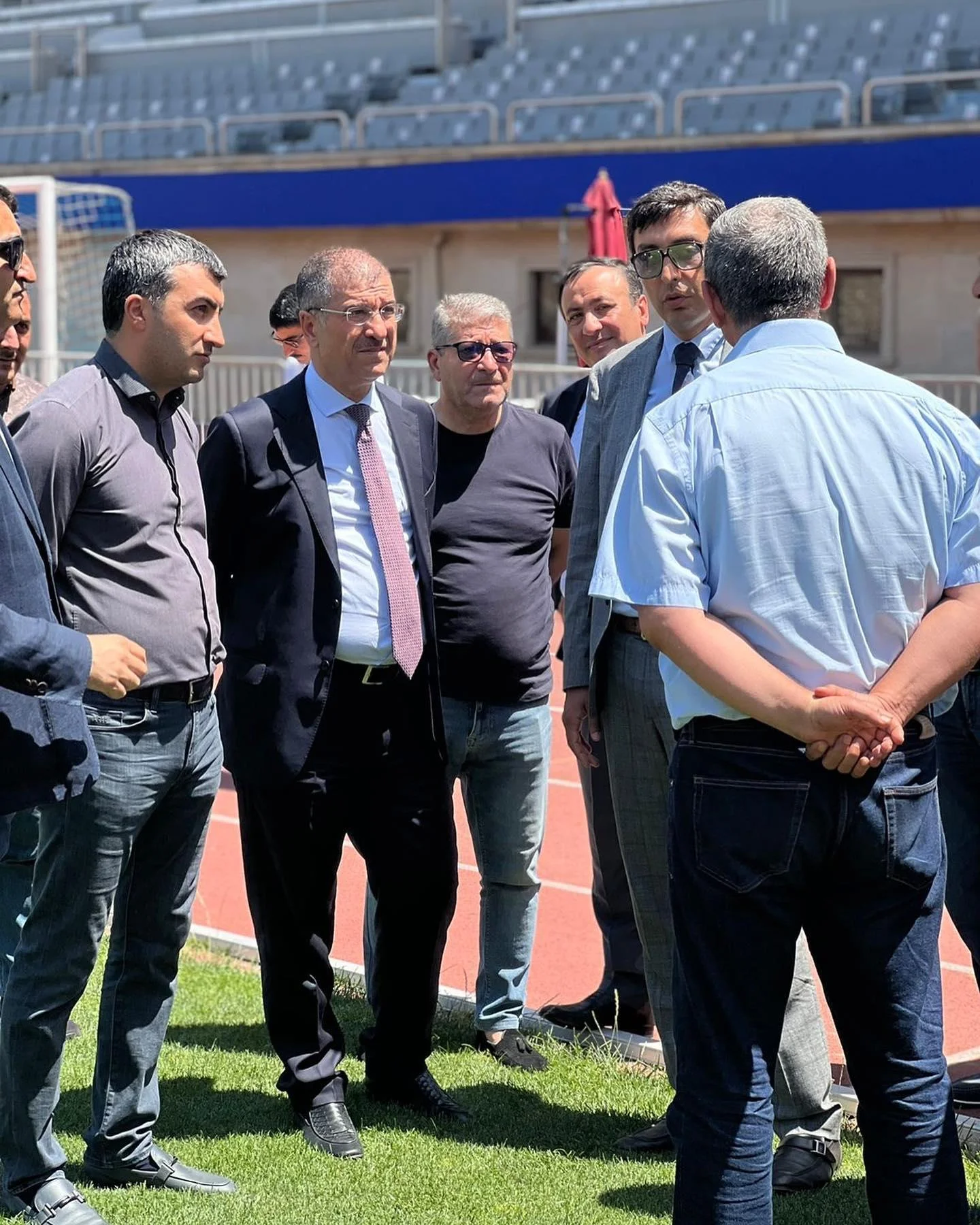 Fərid Qayıbov “Qarabağ” – “Lex” matçının keçiriləcəyi stadionda - FOTOLAR 