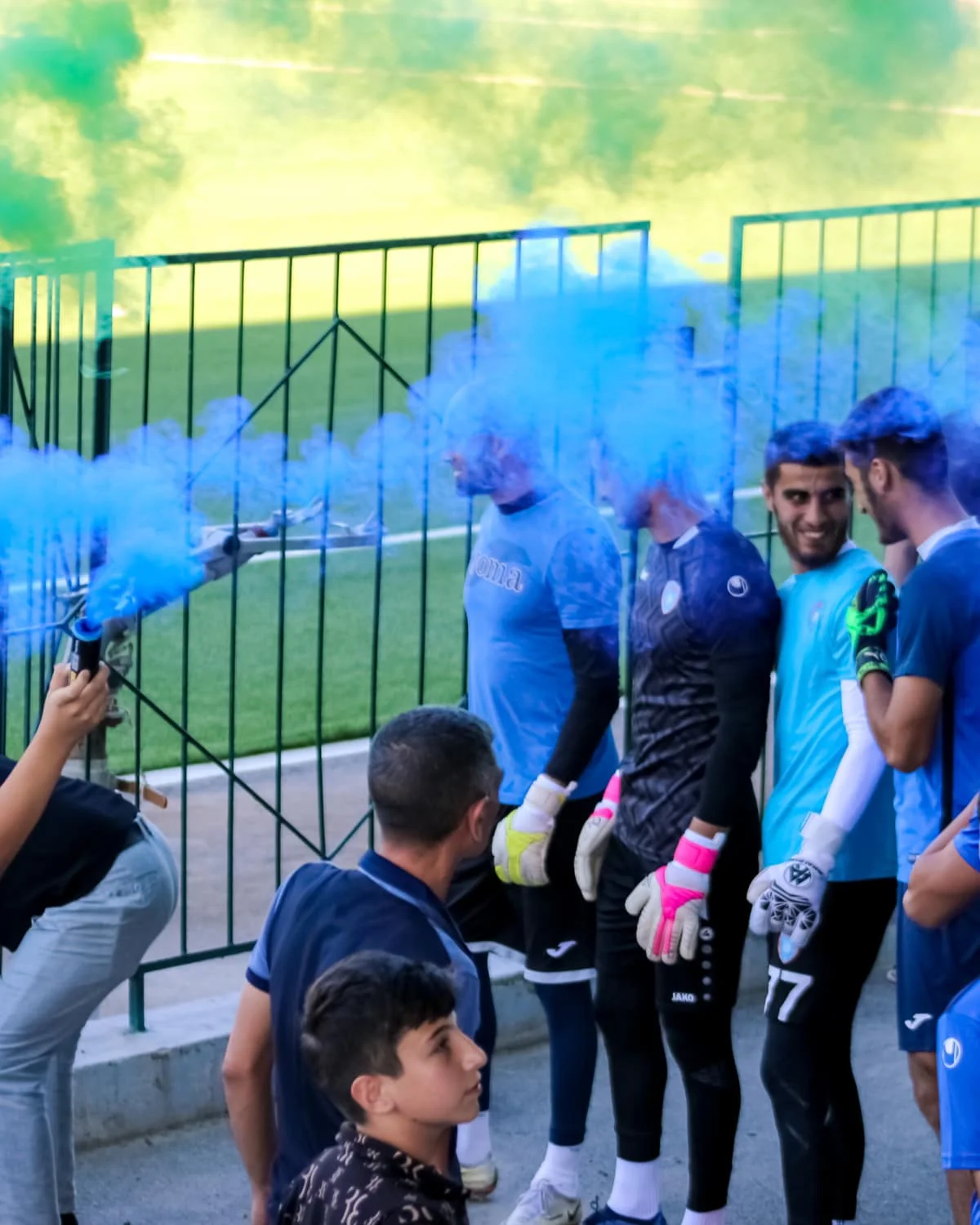 Tovuzda futbolçular üçün qurban kəsdilər - FOTOLAR 