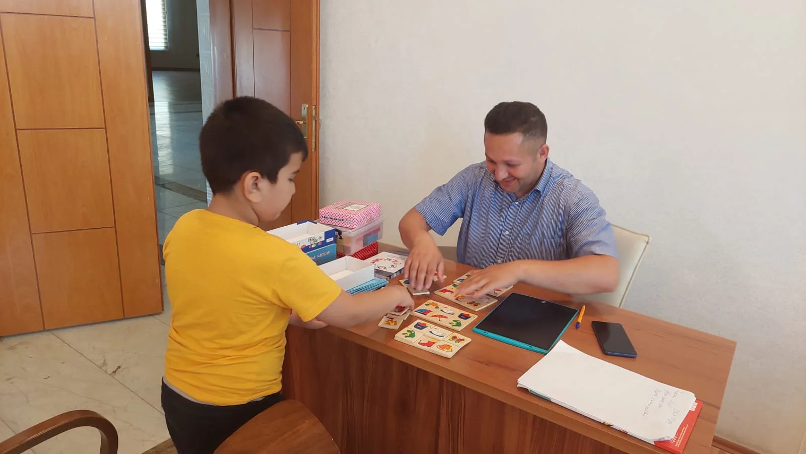 İmişlidə autizmli uşaqlar ilə görüş keçirildi - FOTOLAR 