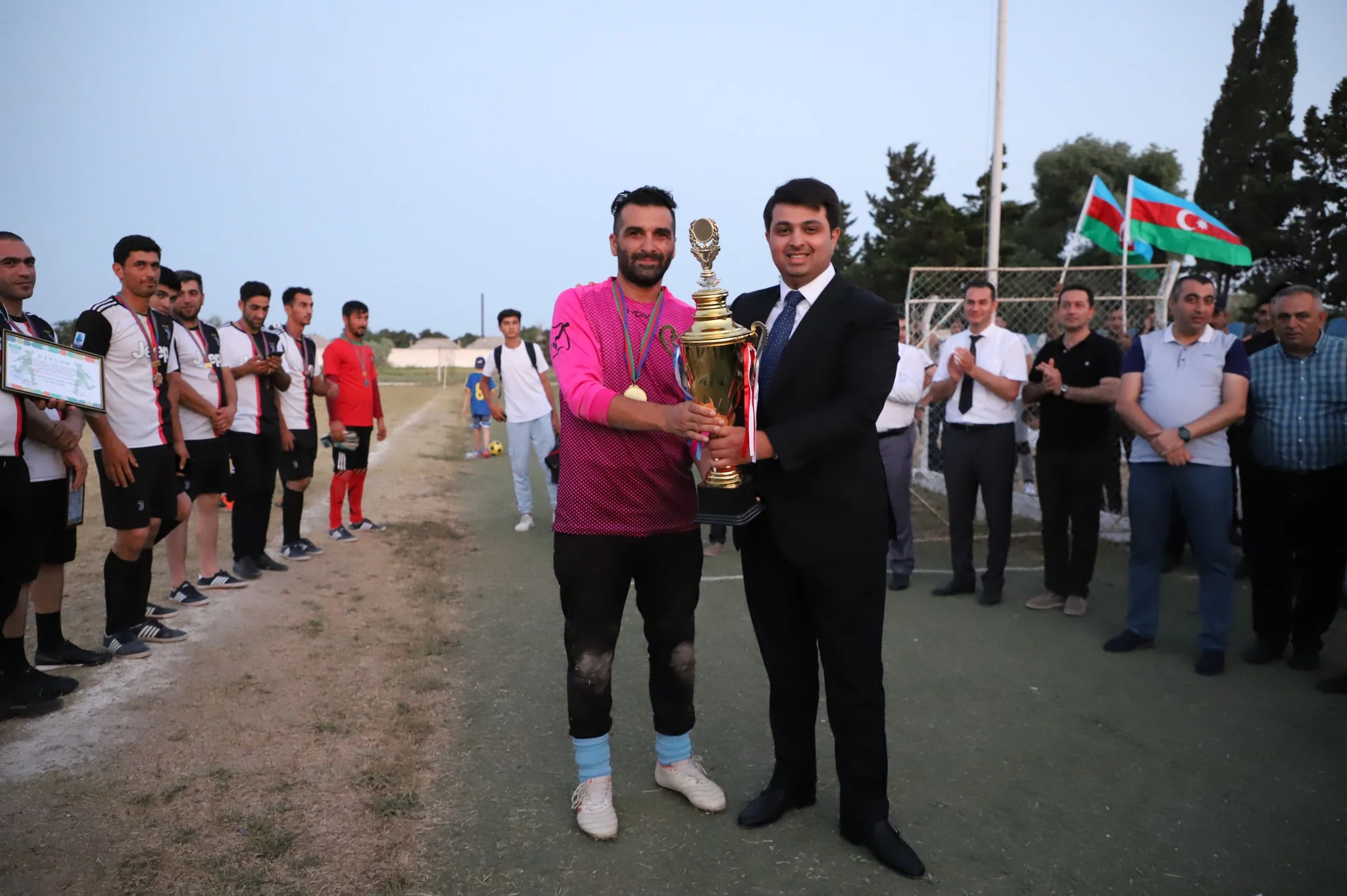 Neftçalada futbol üzrə rayon birinciliyi keçirildi - FOTOLAR  