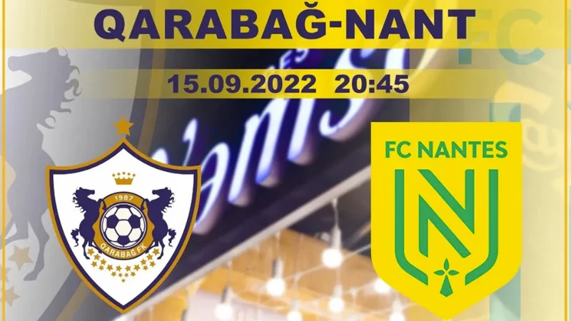 "Qarabağ" - "Nant" matçının həyacanını "Xəmsə"də yaşa! (R) 