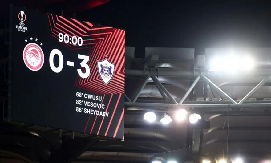 "Qarabağ" "Olimpiakos"u böyük hesabla üstələdi - VİDEO 