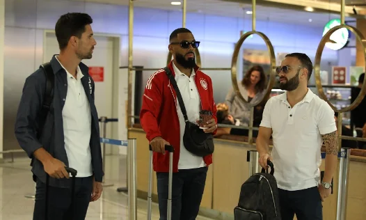 "Olimpiakos" Bakıya yola düşdü - FOTOLAR 