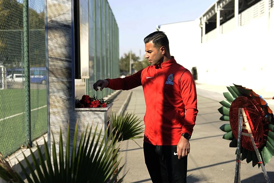 Tovuzda futbol ictimaiyyəti şəhidlərin xatirəsini yad etdi - FOTOLAR 