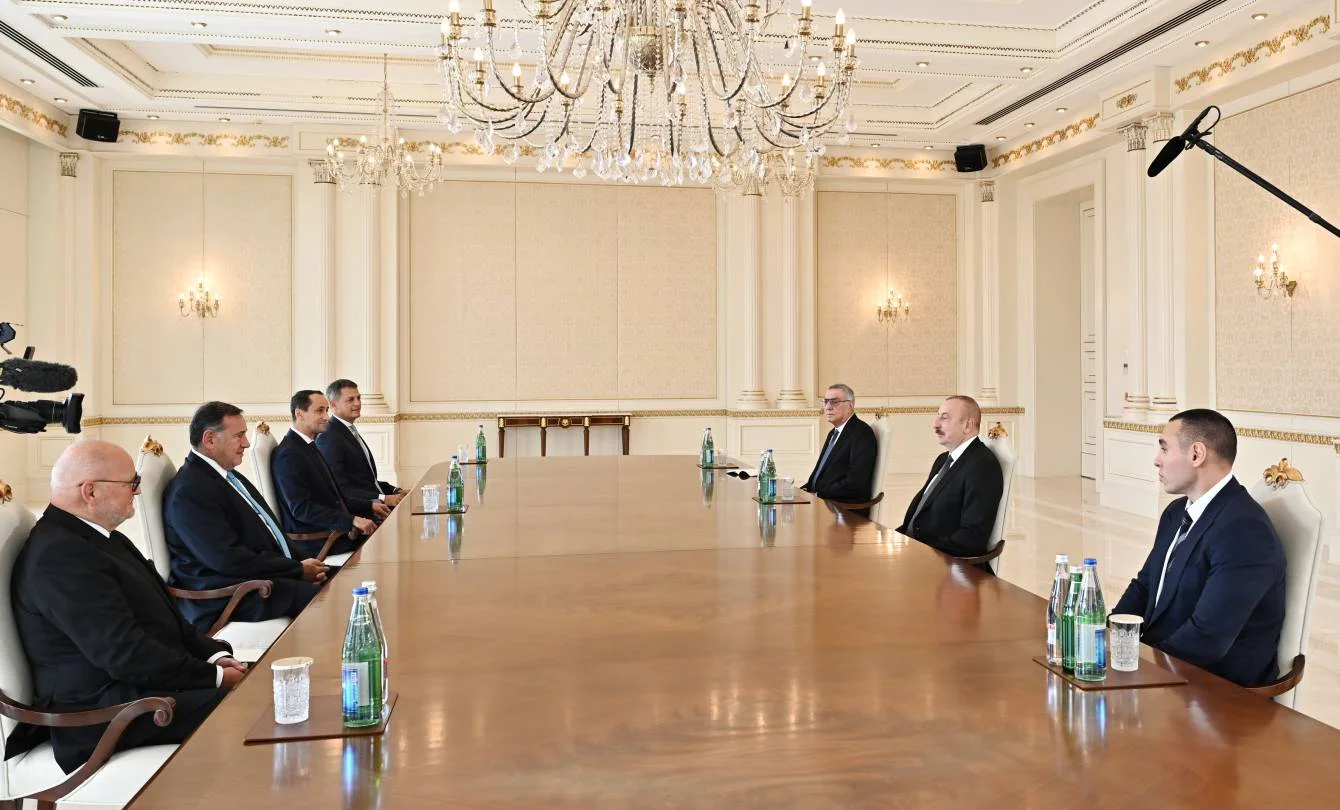 İlham Əliyev Avropa Olimpiya Komitələrinin prezidentini qəbul etdi - FOTOLAR 