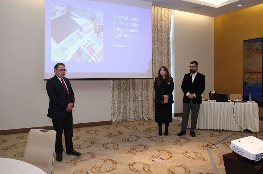 Çap mediası subyektlərinin nümayəndələri üçün təlim keçirildi - FOTOLAR 