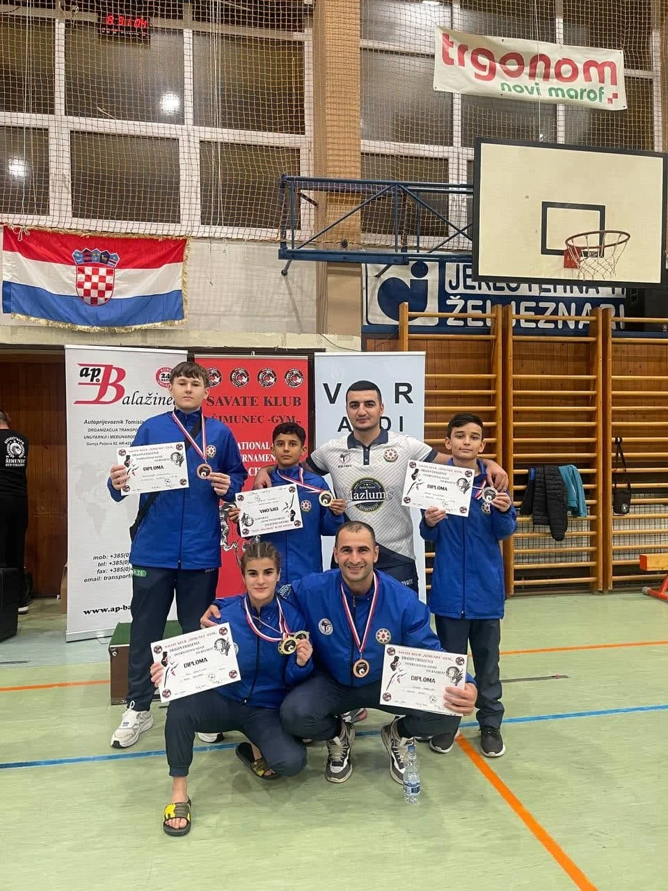 Azərbaycan millisi Xorvatiyada uğurlu çıxış etdi - FOTOLAR 