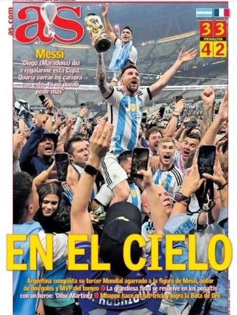 Argentinanın qələbəsi dünya manşetlərində: "İlahi Leo" - FOTOLAR 
