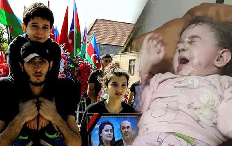 Qurban Qurbanov Gəncədə erməni terroru qurbanlarının xatirəsini yad etdi - FOTOLAR 