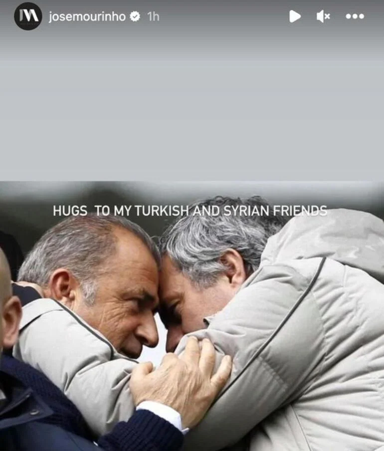 Mourinyudan Türkiyəyə dəstək - FOTO 