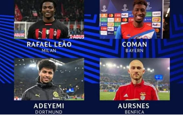 ÇL: Həftənin ən yaxşı futbolçusu adına namizədlər 