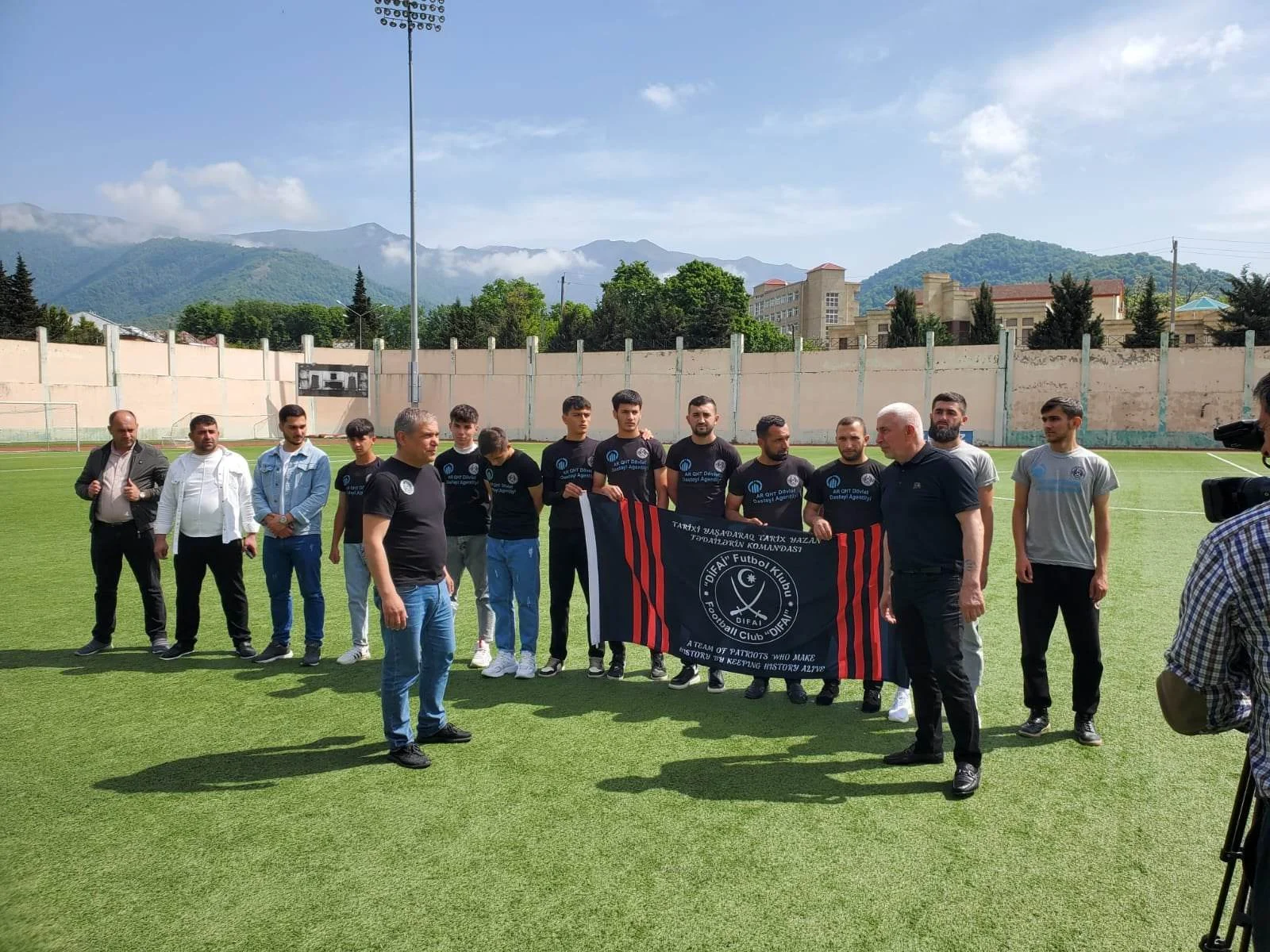 "Difai" ilə "Zaqatala" arasında tanışlıq görüşü keçirildi - FOTOLAR 