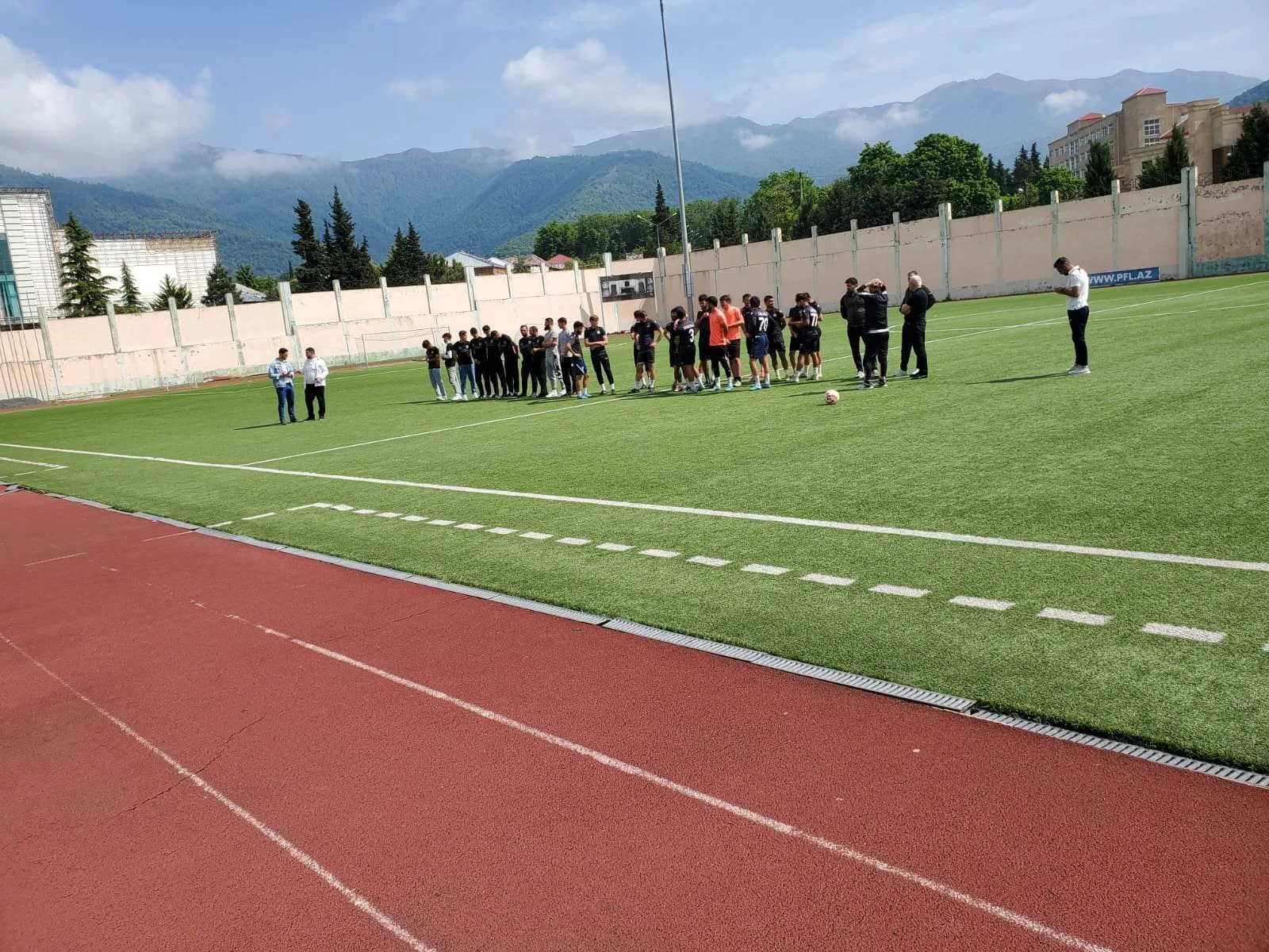 "Difai" ilə "Zaqatala" arasında tanışlıq görüşü keçirildi - FOTOLAR 