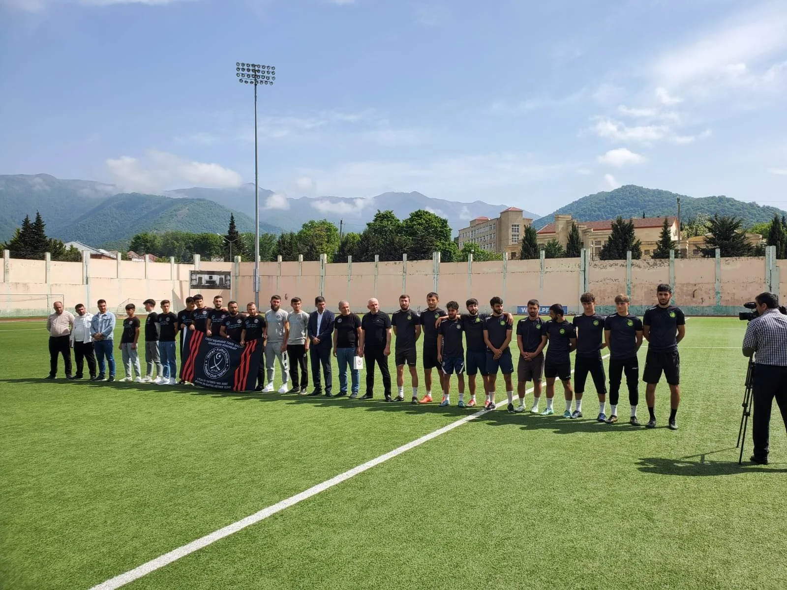 "Difai" ilə "Zaqatala" arasında tanışlıq görüşü keçirildi - FOTOLAR 