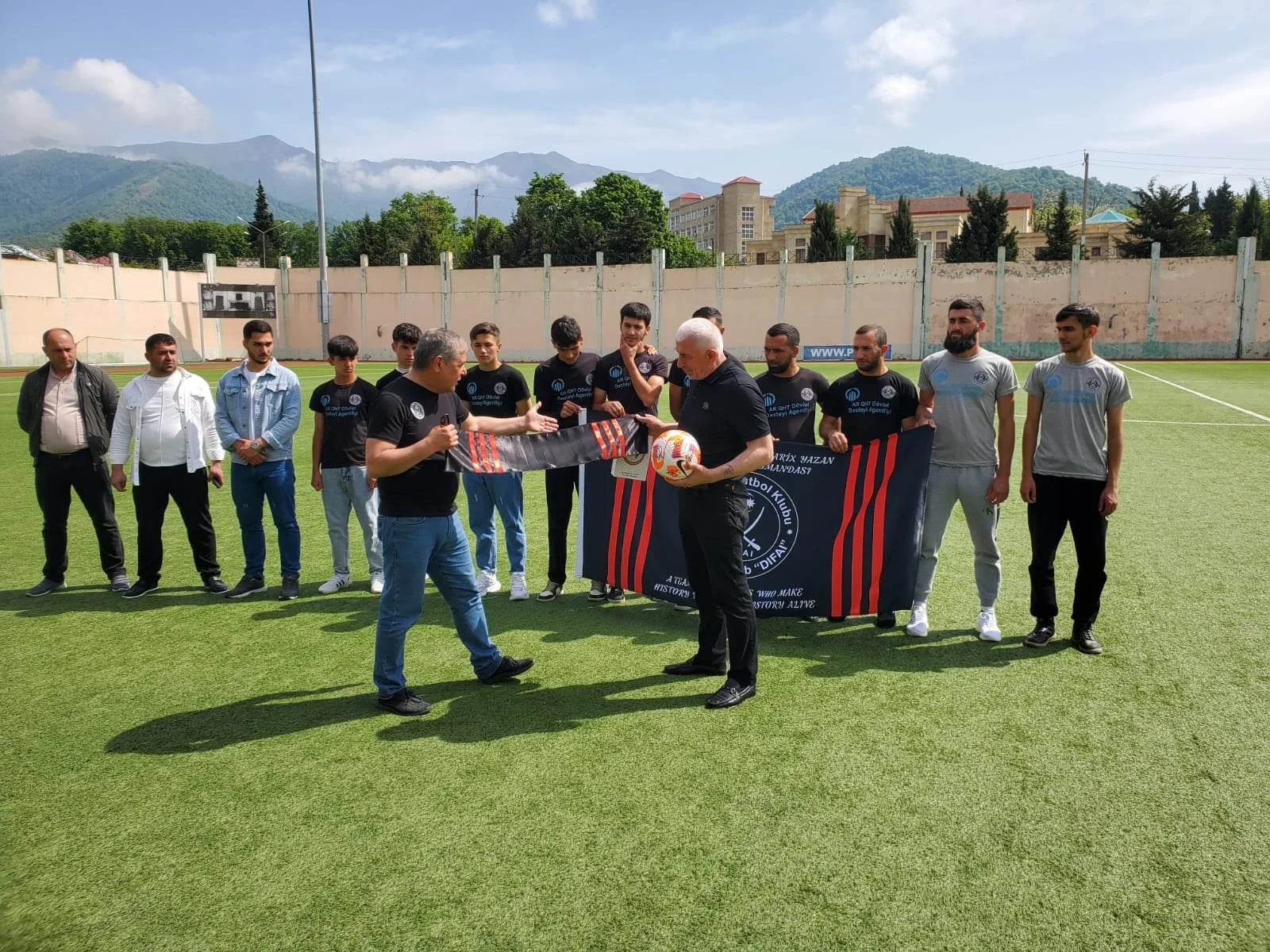 "Difai" ilə "Zaqatala" arasında tanışlıq görüşü keçirildi - FOTOLAR 