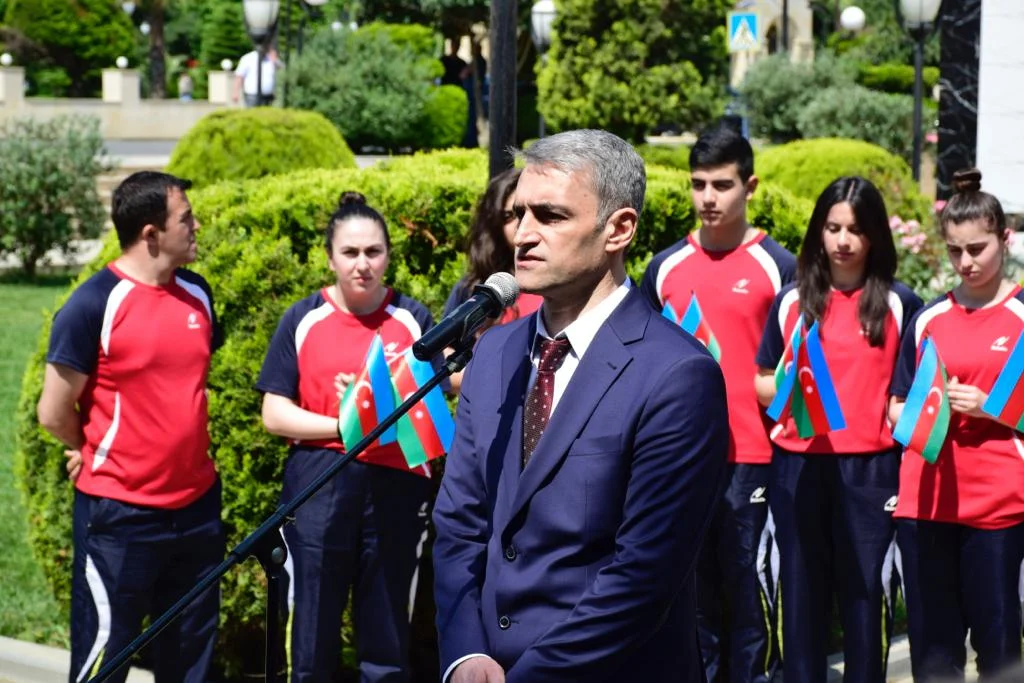"Heydər Əliyev ili"nə töhfə olaraq yeni stolüstü tennis zalı istifadəyə verilib 