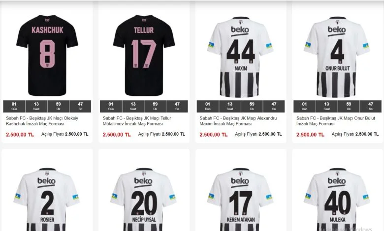 "Sabah" - "Beşiktaş" oyununun formaları satışda! 
